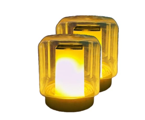 SWIMSPORTZ Solar Floating Flame Pool Light 2 Pack