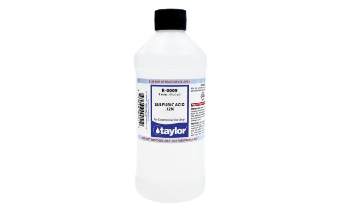 Taylor R-0009 Sulfuric Acid .12N 500ML
