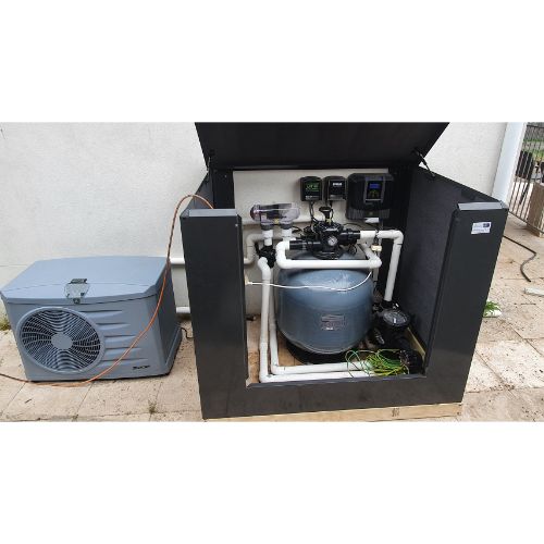 Acoustic Box Soundproof Pump & Filter Cover/Enclosure (BACKLESS) - 1350mm Wide