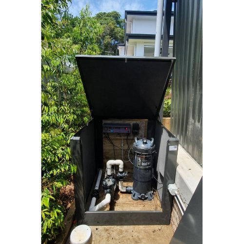 Acoustic Box Soundproof Pump & Filter Cover/Enclosure (BACKLESS) - 1100mm Wide