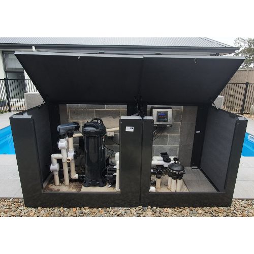 Acoustic Box Soundproof Pump & Filter Cover/Enclosure (BACKLESS) - 1650mm Wide