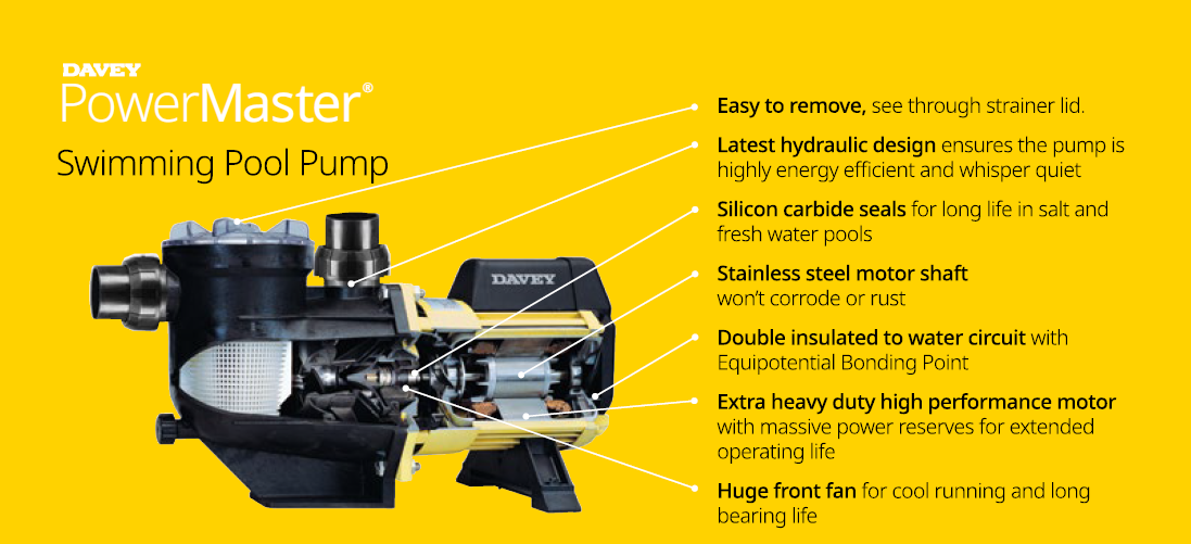 Davey PowerMaster® PM200 Pool Pump (1.2HP)