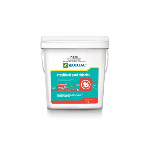 ZODIAC 4KG STABILIZED POOL CHLORINE