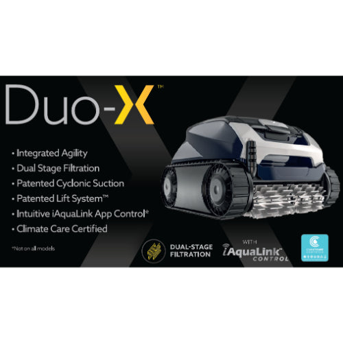 Zodiac DUO-X DX3000 wall climbing robotic pool cleaner