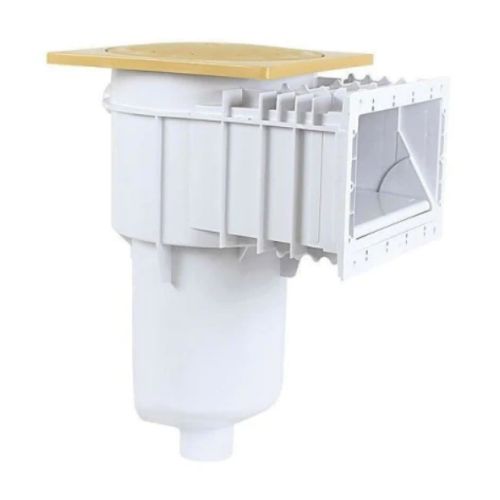 Pool skimmer box for swimming pools