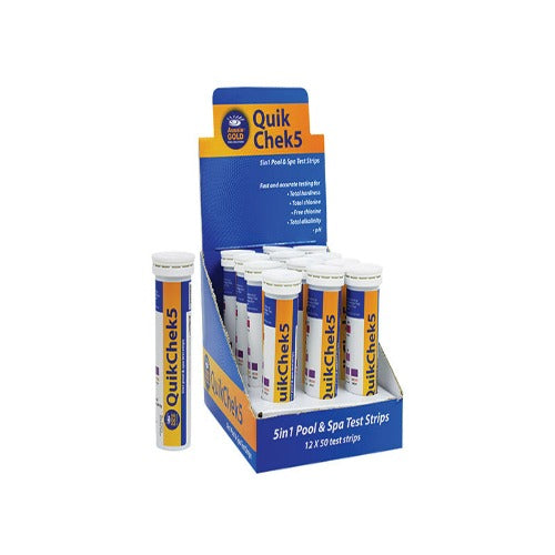 Aussie Gold 5 in 1 Test Strips (Quik Chek) x 12 Packets
