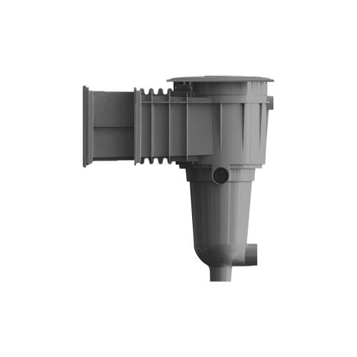 APA SKIMMER BOX for Fibreglass Pools w/EXTENDED LIP, Rear and Bottom Entry
