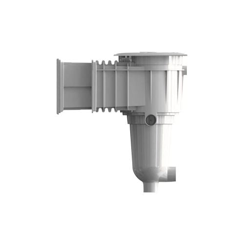 APA SKIMMER BOX for Fibreglass Pools w/EXTENDED LIP, Rear and Bottom Entry