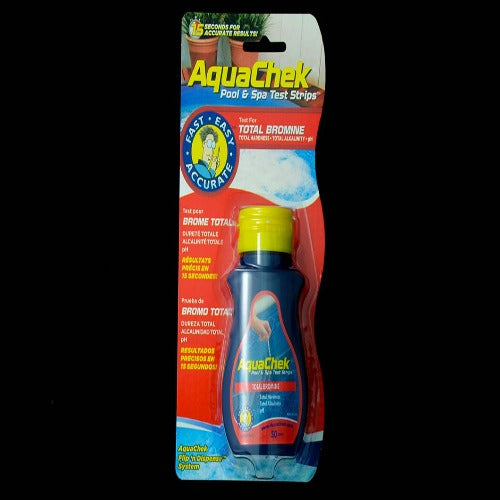 AquaChek Red Total Bromine Swimming Pool Test Strips (4in1)