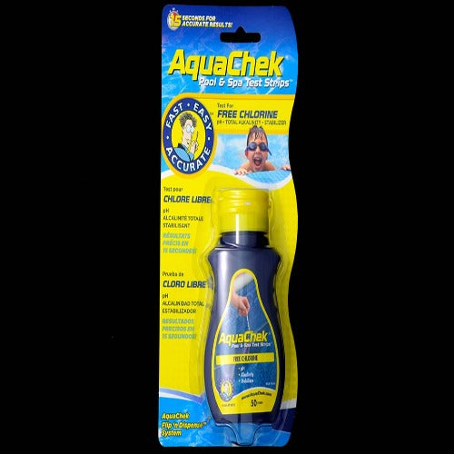 AquaChek Free Chlorine Swimming Pool Test Strips (4-in-1 Test Strips)