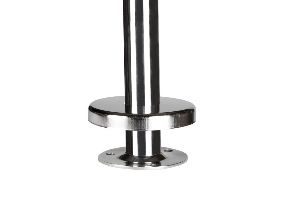 S.R. SMITH MERIDIAN DECK MOUNTED STAIR RAIL- FLANGED (single) - Pool Rail