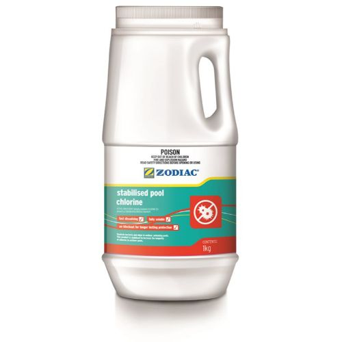 ZODIAC 1KG POOL CHLORINE (Stabilized Sanitiser)