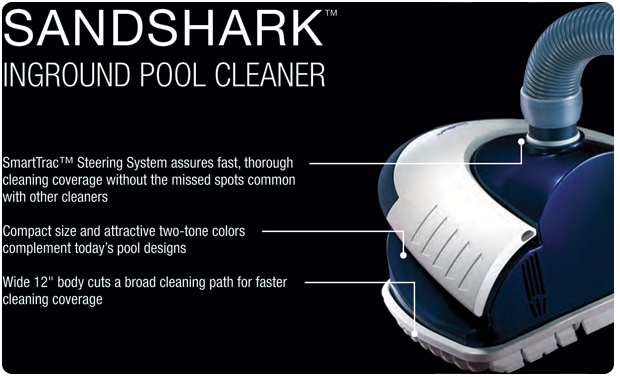 Pentair/Onga SAND SHARK SUCTION POOL CLEANER