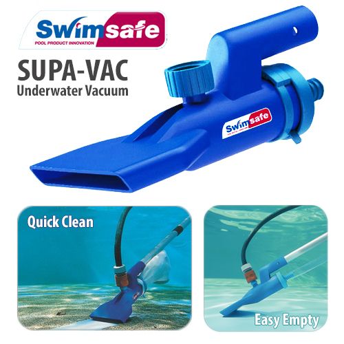 Supa-Vac Underwater Vacuum & Venturi Pump (Complete With Handle & Hose)