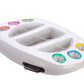 Close-up of the Life Deluxe Inflatable Spa Bar showing drink holders, snack trays and durable inflatable construction.