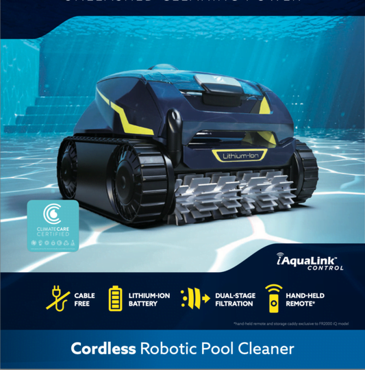 Zodiac FreeRider FR1000 iQ Cordless Robotic Pool Cleaner- IN STOCK PLEASE MESSAGE