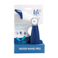 Life Water-Wand Pro cartridge filter cleaner attached to a garden hose cleaning a pool cartridge filter.