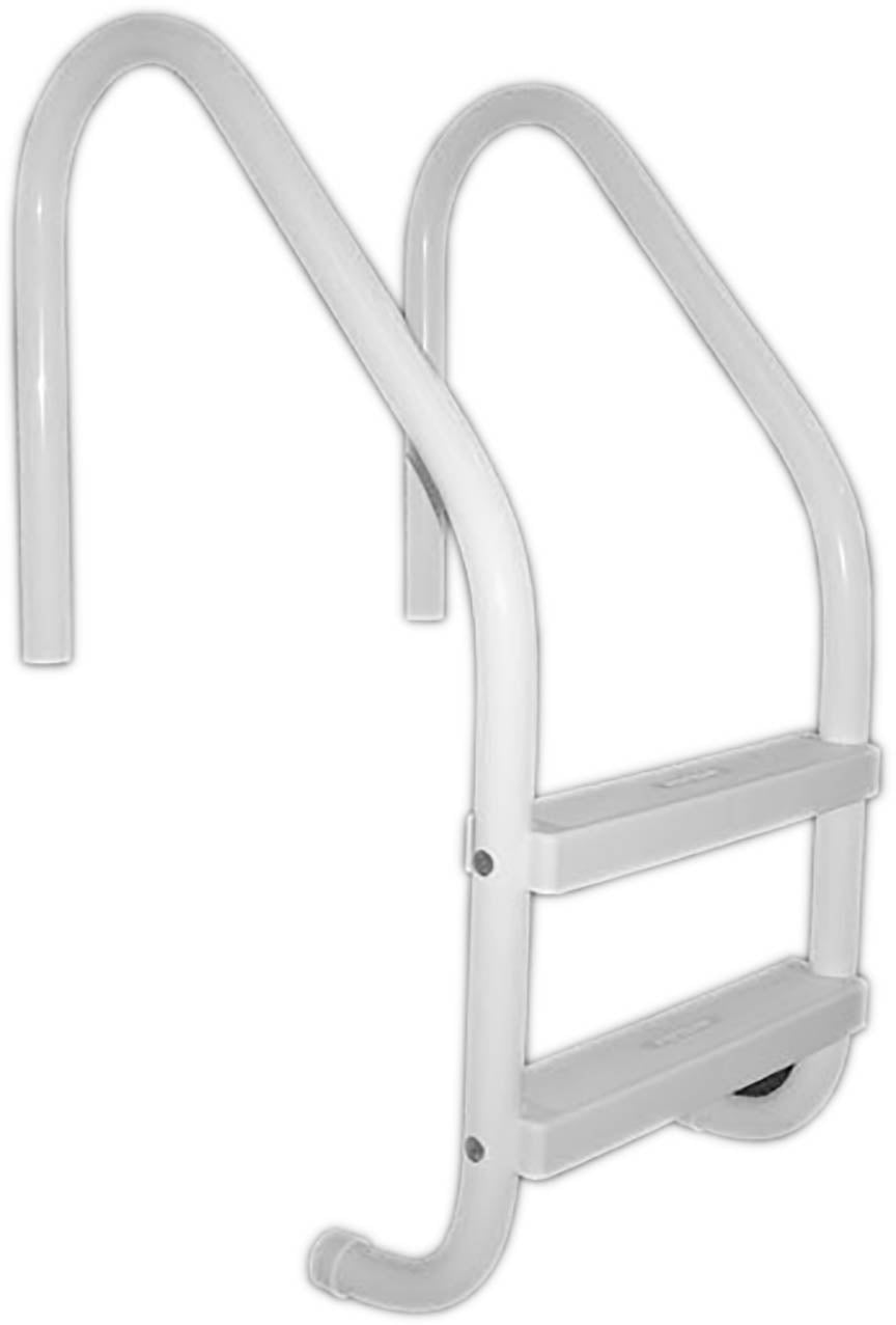 Saftron 2 Step Pool Ladder – White No Earthing Required