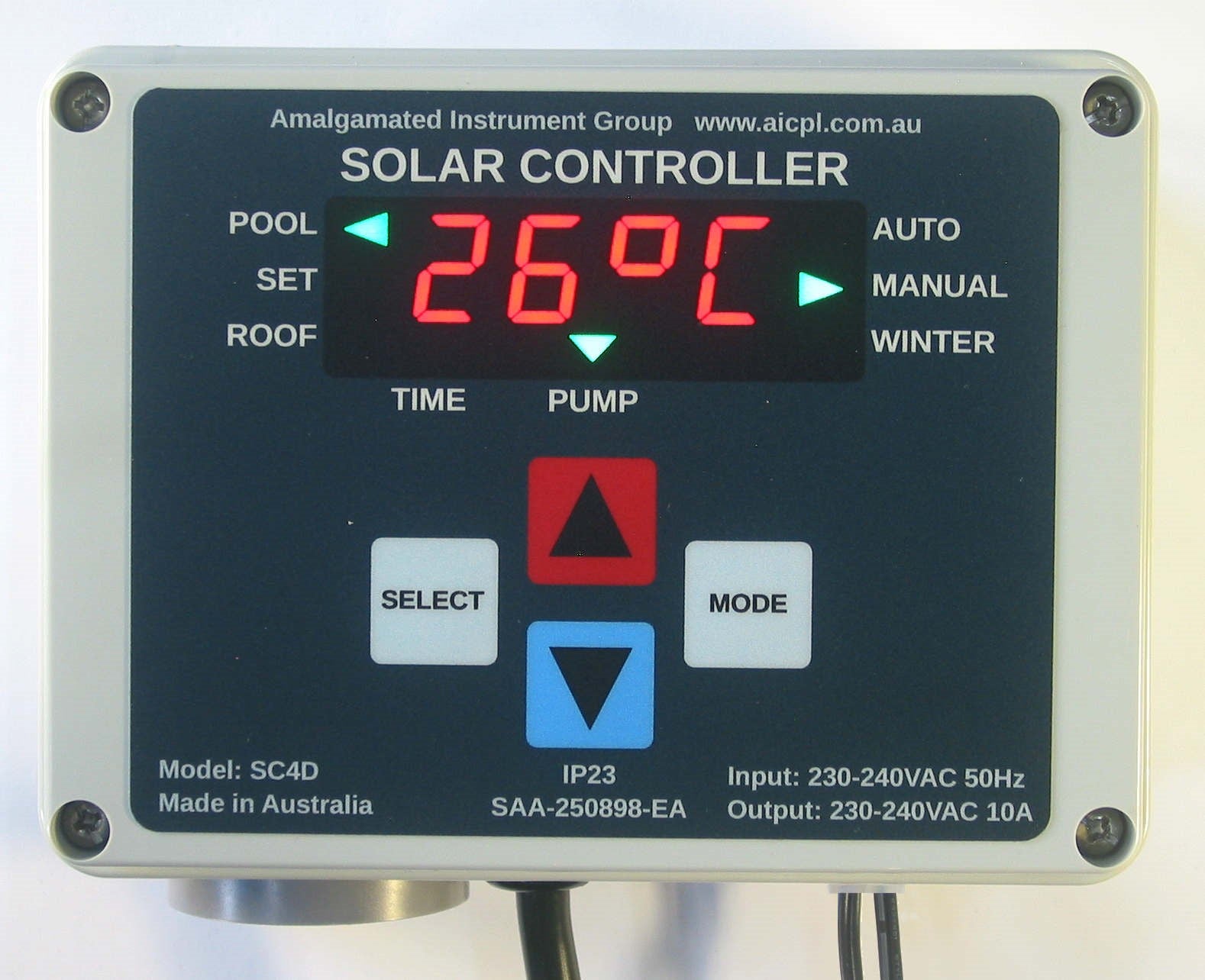 Solar Pool Heating Controller