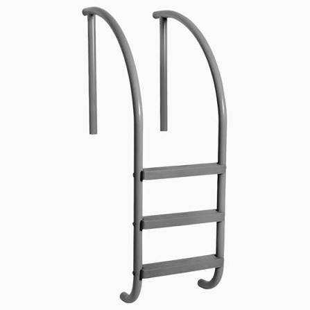 Saftron Triton 3 Step Pool Ladder – Graphite Grey | No Earthing Required
