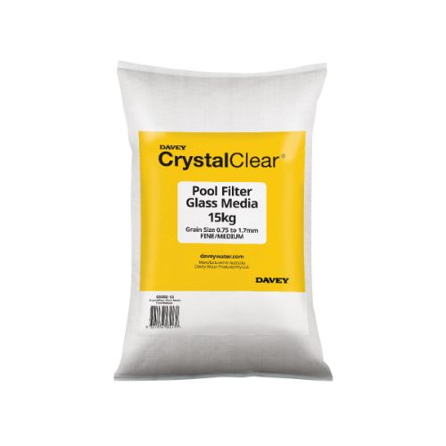 Davey CrystalClear® Pool Filter Glass Media (15kg)