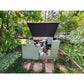 Weather-resistant Acoustic Box protecting pool equipment outdoors