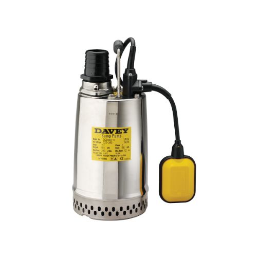 DAVEY SUMP PUMP - DOUBLE CASE SUBMERSIBLE PUMPS WITH AUTO SWITCH