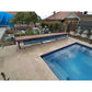 Australian made motorised pool cover roller with integrated solar charging system