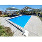 Daisy aluminium pool roller for solar pool blankets