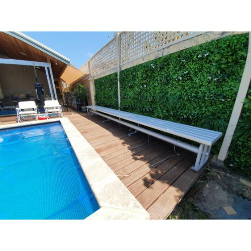 Premium concealed pool cover roller for Australian swimming pools
