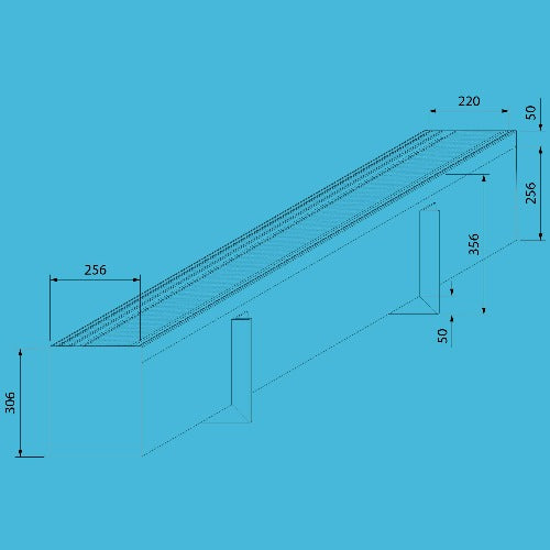 Pool cover roller dimensions for Daisy Small Below Ground Box