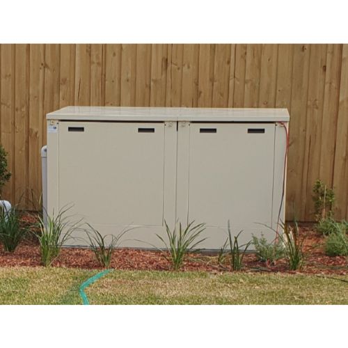 Acoustic Box™ Double Compartment Pool Equipment Enclosure 2028mm Wide