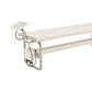 Electric concealed pool cover roller with integrated aluminium bench seating
