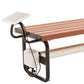 Electric concealed pool cover roller with integrated Western Red Cedar bench seating