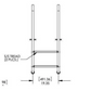 S.R. SMITH LADDER- 2 STEP (Flanged) - Pool Ladder