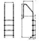 S.R. SMITH LADDER- 4 STEP (flanged)