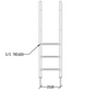 S.R. SMITH ARTISAN 3-STEP LADDER - Standard Pool Ladder