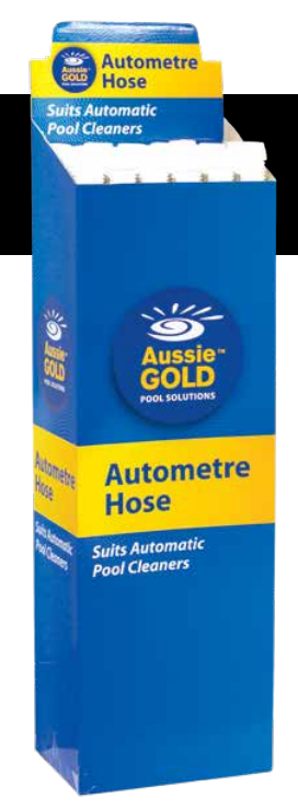 Aussi Gold Autometre Hose 1m White Type A (suits Hayward Cleaners) | 24pcs