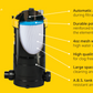 Davey CrystalClear® Cartridge Filter 39175 (175sqft) - max. flow 540 lpm