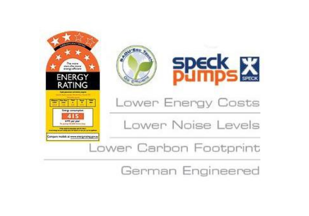 SPECK BADU ECO TOUCH VARIABLE SPEED POOL PUMP - 8 Star Rating (retrofits the Speck Eco Pro Energy Efficient Pool Pump)