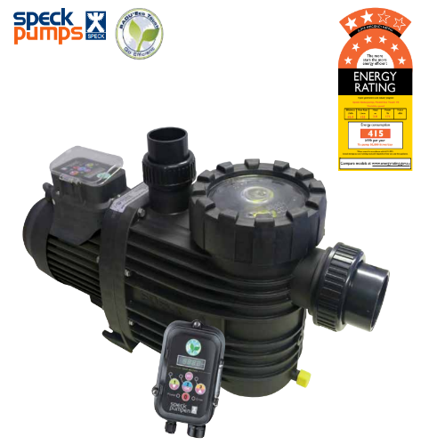 SPECK BADU ECO TOUCH VARIABLE SPEED POOL PUMP - 8 Star Rating (retrofits the Speck Eco Pro Energy Efficient Pool Pump)