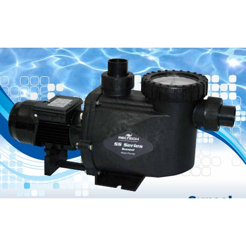 RELTECH SUNSOL SS SERIES POOL & SPA PUMP (0.5HP) - Retrofits Astralpool / Hurlcon pool pumps